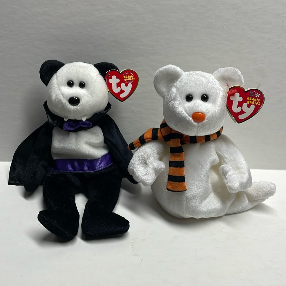Halloween Beanie Baby Duo